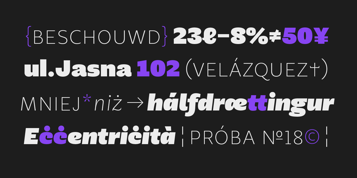 Geller Sans Nr SemiBold Italic Font preview